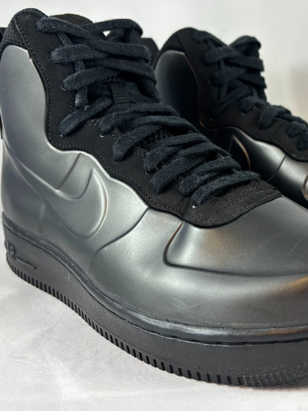 Nike Air Force 1 Foamposite Cup Triple Black Men's size 9 AH6771-001